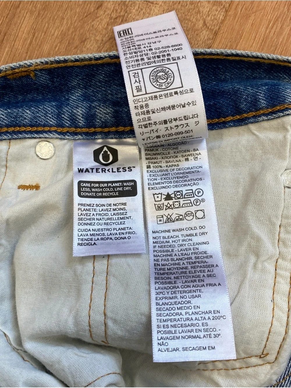 Levi's 501 Original Jeans Mens 34x30 Blue Denim Straight Leg Medium Wash